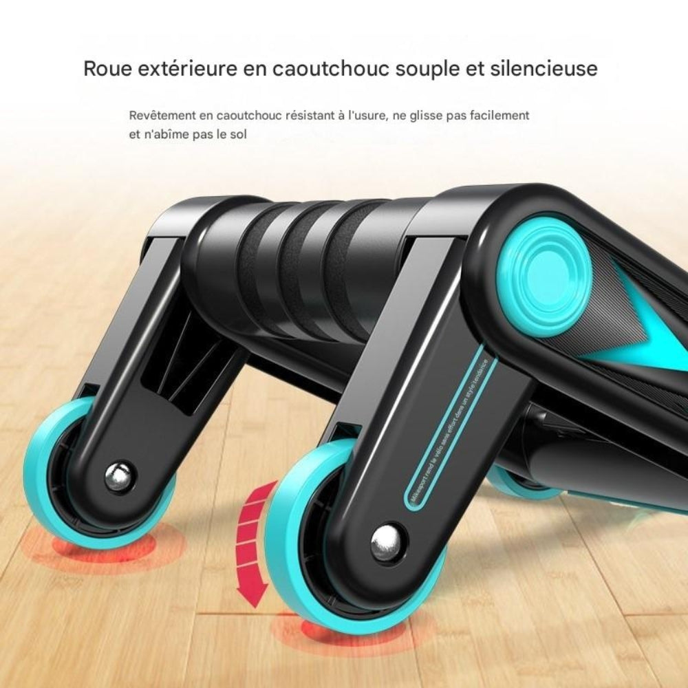 CoreGlide™ – Roue Abdominale Pliable Haute Précision